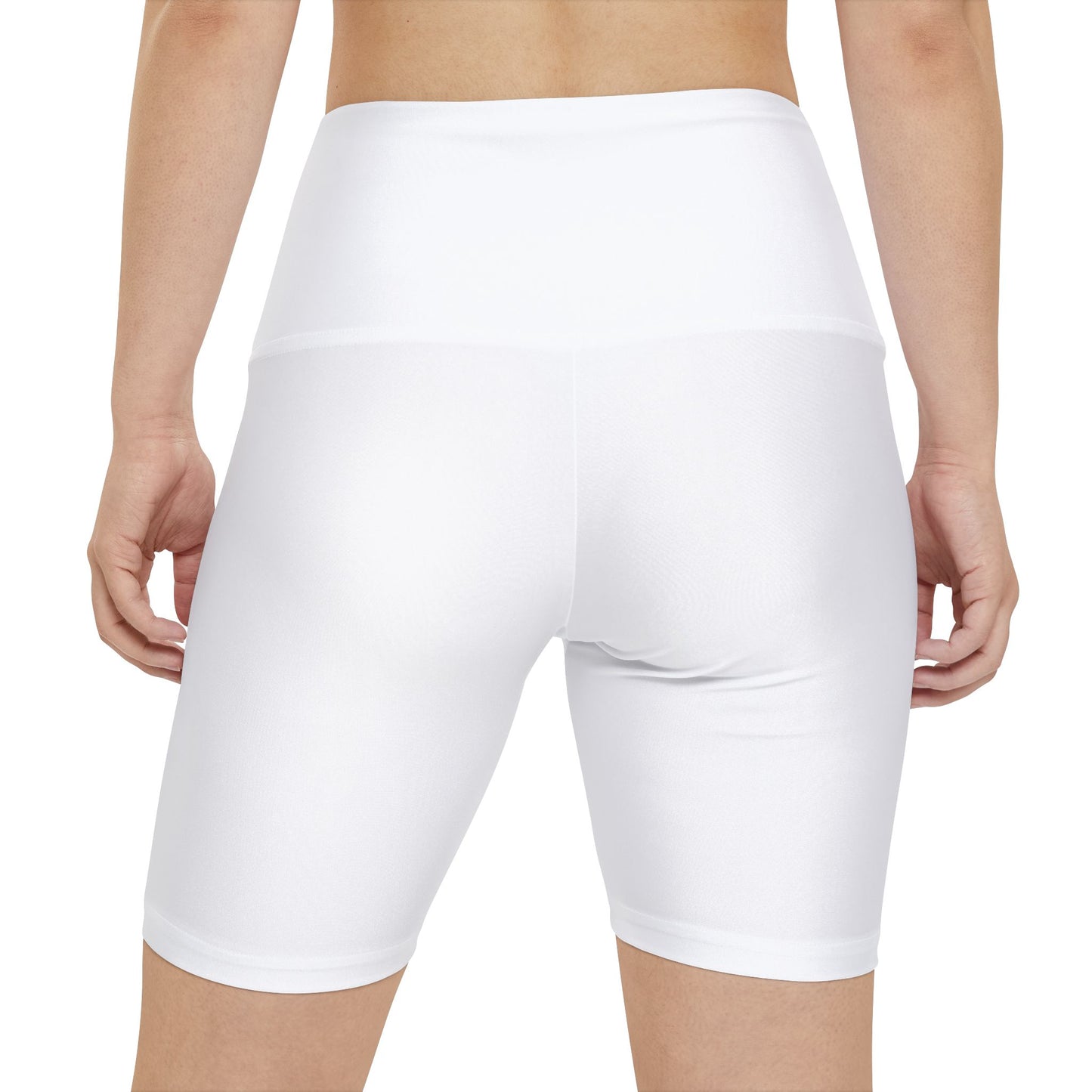 AURÉA High-Waist Biker Shorts – Logo Edition